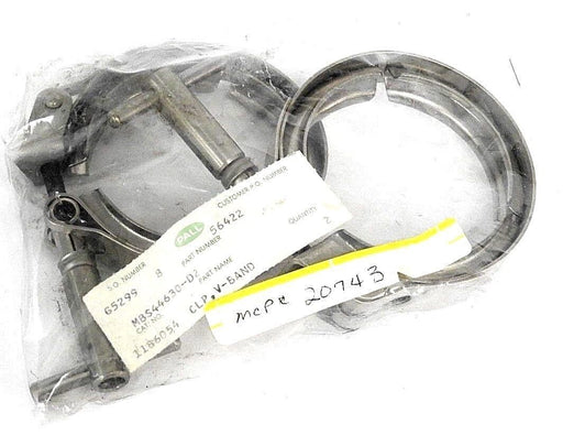 2 NEW PALL MBS44630-D2 V-BAND COUPLING CLAMPS MBS44630D2