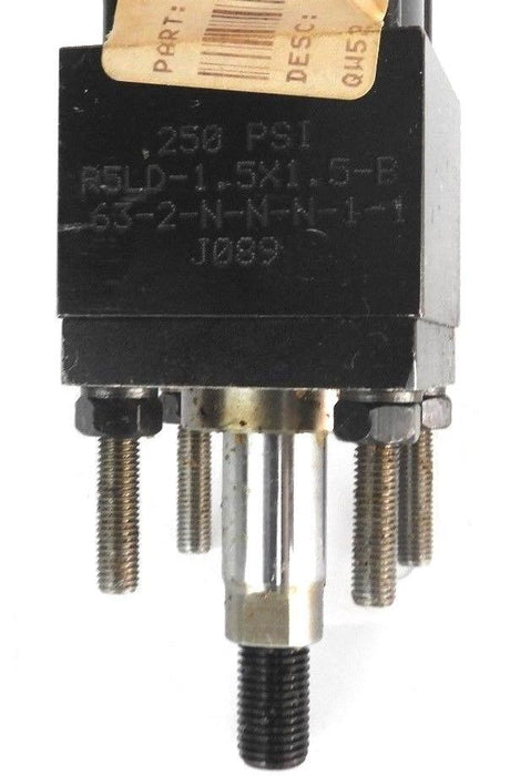 NEW HYDRO LINE R5LD-1.5X1.5-B-.63-2-N-N-N-1-1 CYLINDER 250 PSI