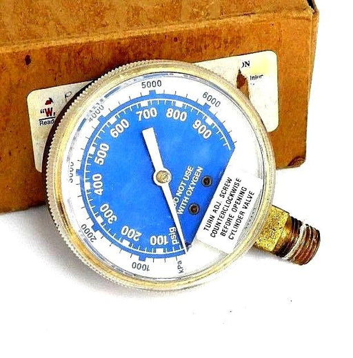 NEW LINDE UNION CARBIDE 999443 GAUGE 100-900 PSIG, 1000-6000 KPA