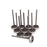 LOT OF 10 NEW GENERIC 3" ROLLER WHEELS, 8" SHAFT 33X19X18 CM