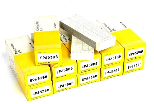 LOT OF 11 NEW YOKOGAWA E9653BB FOLDING ER CHARTS
