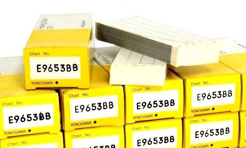 LOT OF 11 NEW YOKOGAWA E9653BB FOLDING ER CHARTS