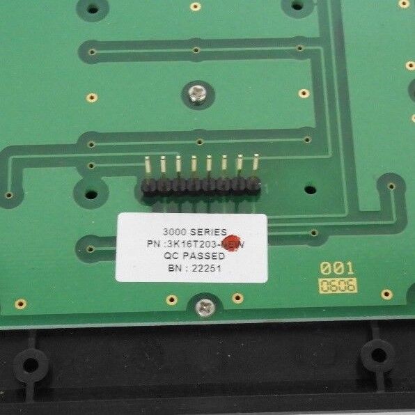 KEYMAT TECHNOLOGY STORM 3K16T203 KEYPAD 3000 SERIES 300-16-07