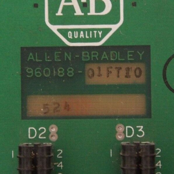 ALLEN BRADLEY 1771-A2B I/O CHASSIS 8 SLOT 960188-01FT10