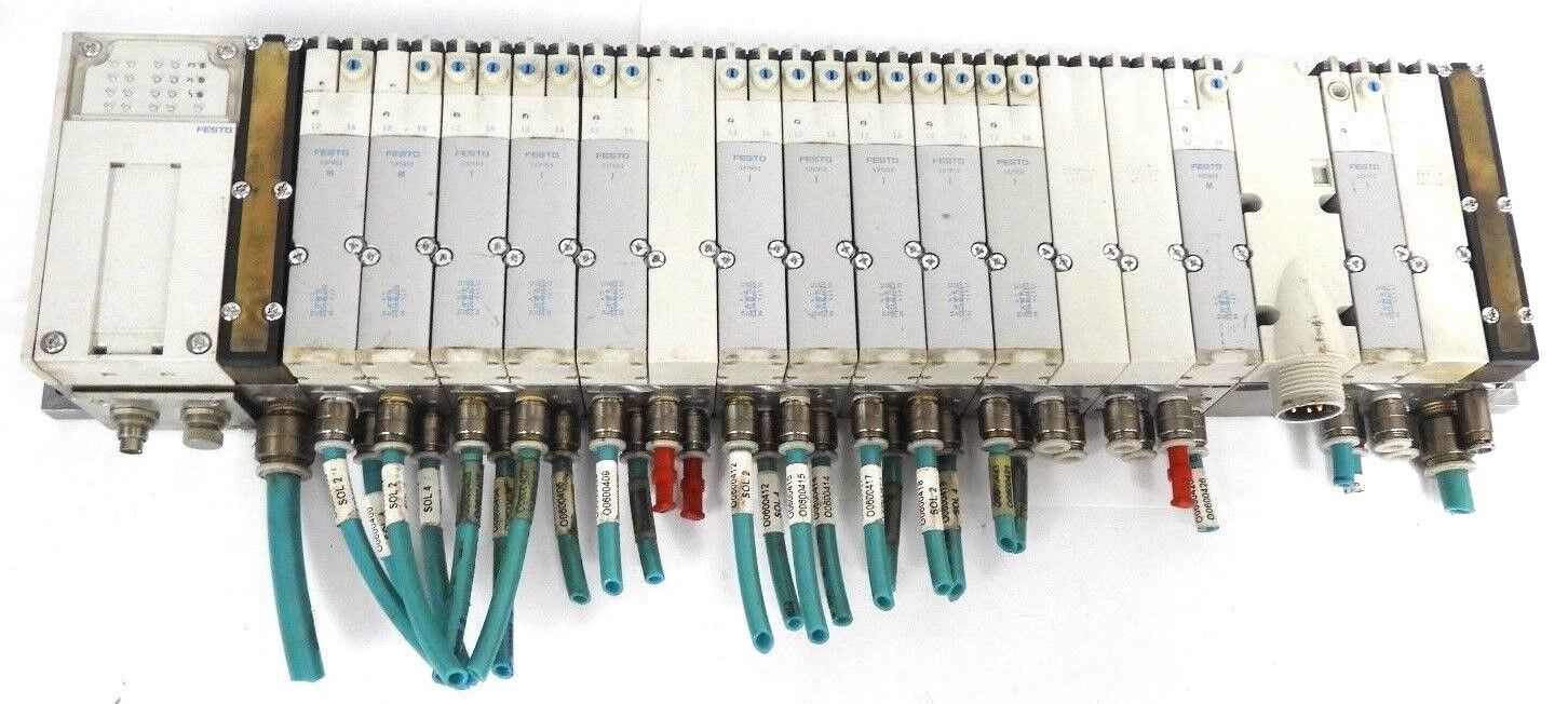 FESTO 537962, 537953, MPA-FB-SP-7/8-V-4POL, 537952, VMPA2-FB-EMG-4, MPA-CPI-VI