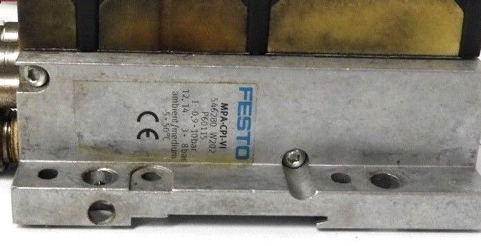 FESTO 537962, 537953, MPA-FB-SP-7/8-V-4POL, 537952, VMPA2-FB-EMG-4, MPA-CPI-VI