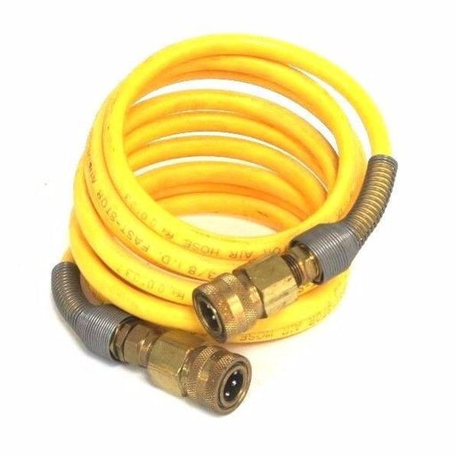 NEW FAST-STOR 3/8" ID AIR HOSE 001037 W/ QUICK CONNECT FITTINGS