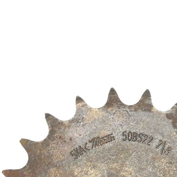 NEW MARTIN 50BS22 7/8 SPROCKET 22 TEETH 7/8" BORE