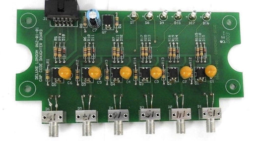 LOT OF 3 DELUXE LONDON 062-01-01 CAP CODE DAUGHTER BOARDS W/ RIBBON CABLE