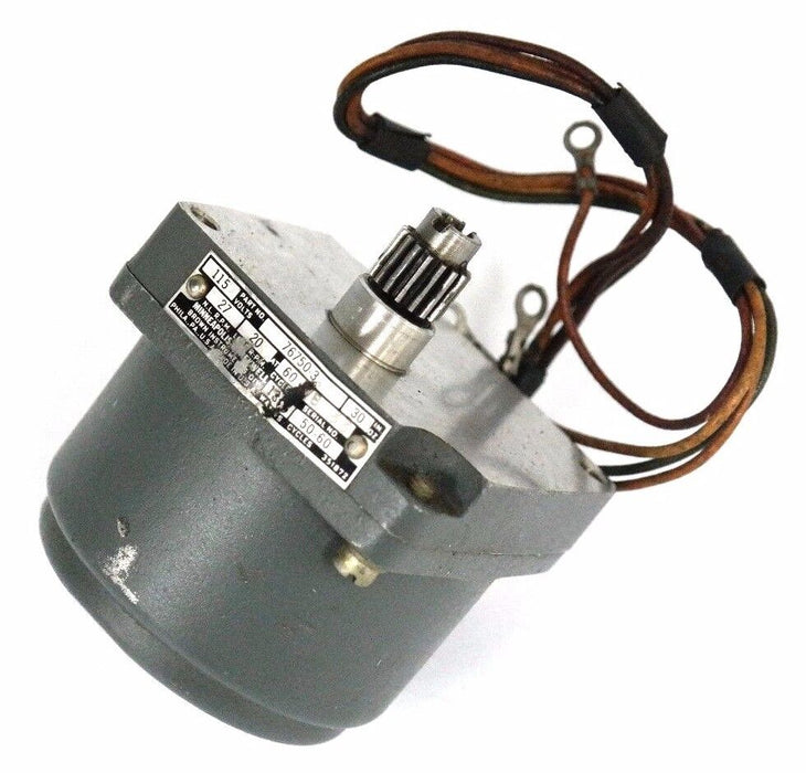 HONEYWELL 76750-3 GEARCASE MOTOR 115 VOLT, 13.5 WATT, 27/20 RPM, 767503