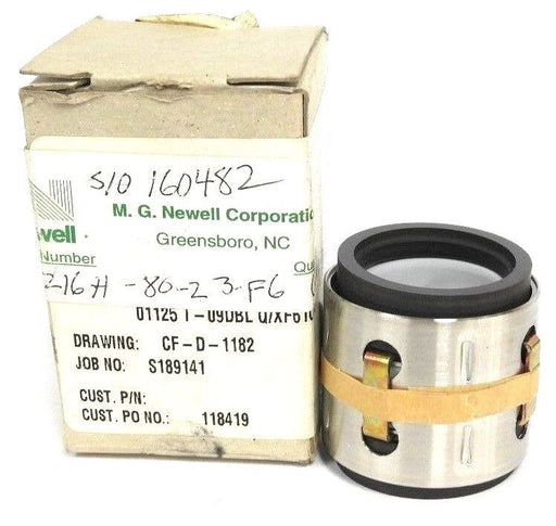 NIB NEWELL JOHN CRANE SP216H-80-23-F6 MECHANICAL SEAL 17590