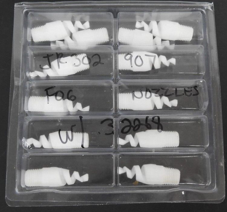LOT OF 12 NEW BETTE FOG NOZZLE INC JR 302 907 W/ 32268