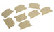 LOT OF 8 NEW WEIDMULLER WAP 2.5/4/6/10 TERMINAL BLOCK END PLATE BEIGE