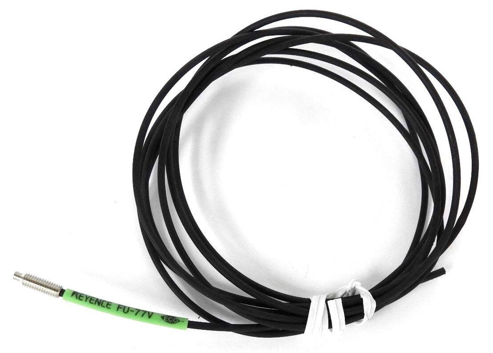 KEYENCE FU-77V PHOTOELECTRIC FIBER OPTIC THRU-BEAM FU77V, 2METER