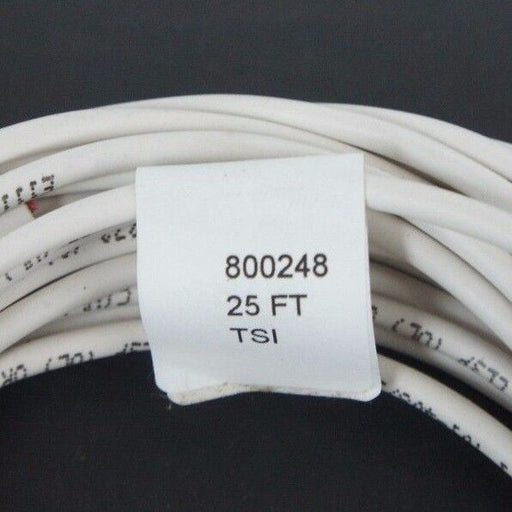 LOT OF 2 NEW GENERIC 800248 WHITE CABLES 22 AWG, 6 CONDUCTOR, 25'