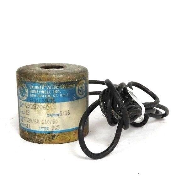 HONEYWELL SKINNER V5D57060 SOLENOID VALVE 15PSI, 110/120V 50/60HZ, 11WATTS