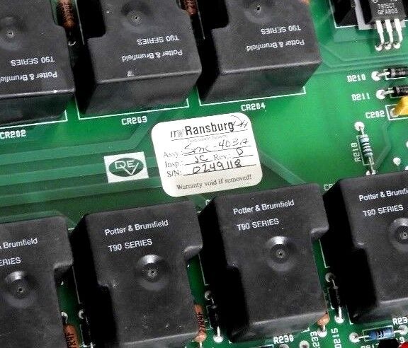 REPAIRED RANSBURG RANSBURG SMC-403A RELAY BOARD SMC403A