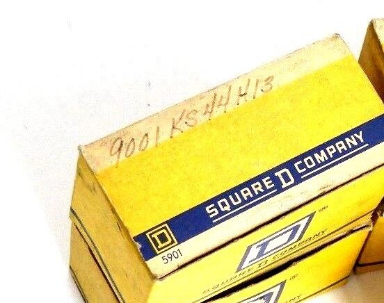 NIB SQUARE D 9001KS44H13 SELECTOR SWITCH 600VAC, 10A, 30MM, T-K