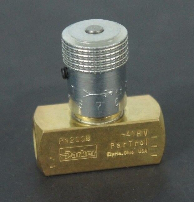 NEW PARKER PN200B NEEDLE VALVE 2000 PSI MAX, PN200B-41HV