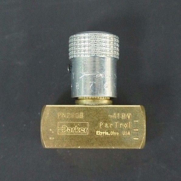 NEW PARKER PN200B NEEDLE VALVE 2000 PSI MAX, PN200B-41HV