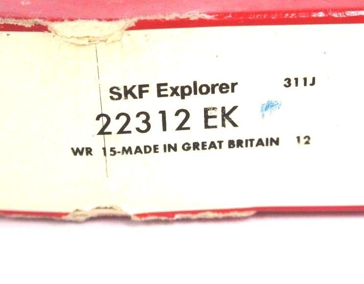 NIB SKF 22312 EK ROLLER BEARINGS SPHERICAL 2.544" TAPERED BORE 22312EK