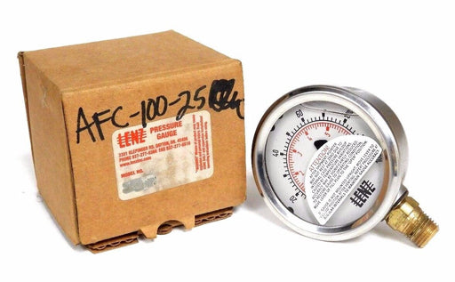 NIB LENZ AFC-100-25 PRESSURE GAUGE AFC10025