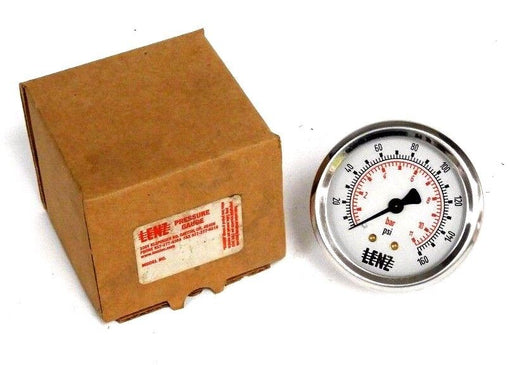 NIB LENZ 1 1/4" PRESSURE GAUGE 0-160 PSI