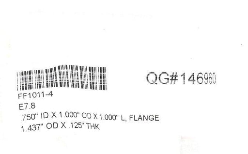 LOT OF 9 NEW ISOSTATIC FF1011-4 BEARING FLANGES .750'' ID X 1.000'' OD