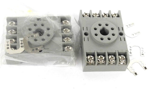 LOT OF 2 NEW POTTER & BRUMFIELD 27E891 RELAY BASES 10A, 300VAC