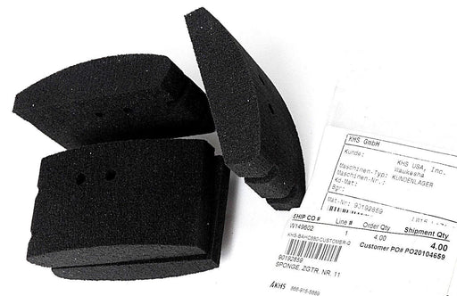 LOT OF 4 NEW KHS SPONGES, ZGTR. NR. 11 KHS-BAHC880, MAT-NR: 90192859