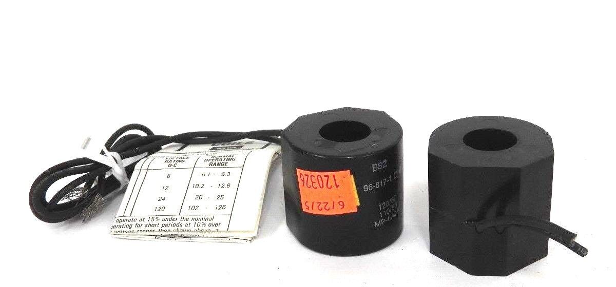 LOT OF 2 ASCO 96-817-1-D SOLENOID COILS 110/120VAC 50/60HZ, 968171D