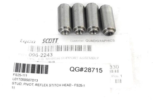 LOT OF 4 NEW HARRIS FS25-111 STUD, PIVIT, REFLEX STITCH HEADS FS25111