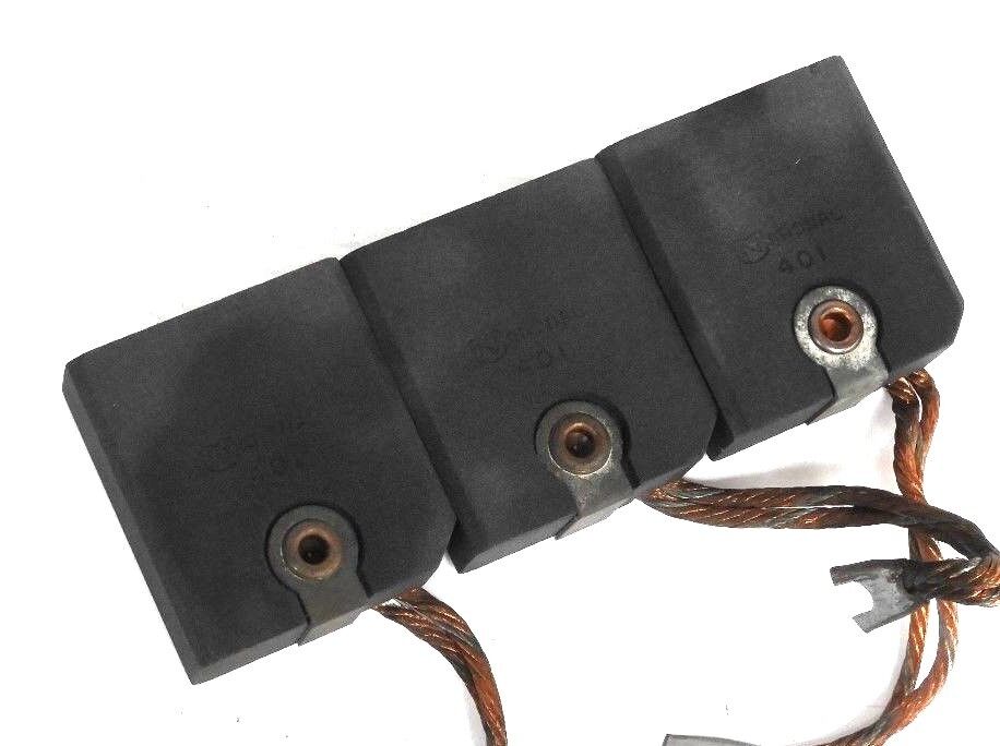 LOT OF 3 NEW NATIONAL 401 CARBON BRUSHES