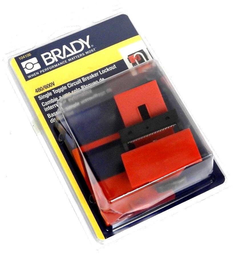 NIB BRADY 104106 CIRCUIT BREAKER LOCKOUT CLAMP-ON 480/600V