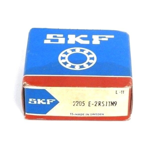 NIB SKF 2205 E-2RS1TN9 SELF ALIGNING BALL BEARING 25 X 52 X 18 MM, 2205E2RS1TN9