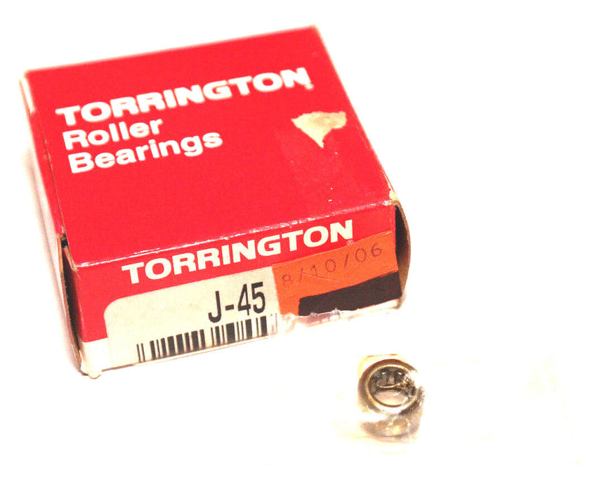NIB TORRINGTON J-45 ROLLER BEARING 0.25" X 0.4325" X 0.3125" J45