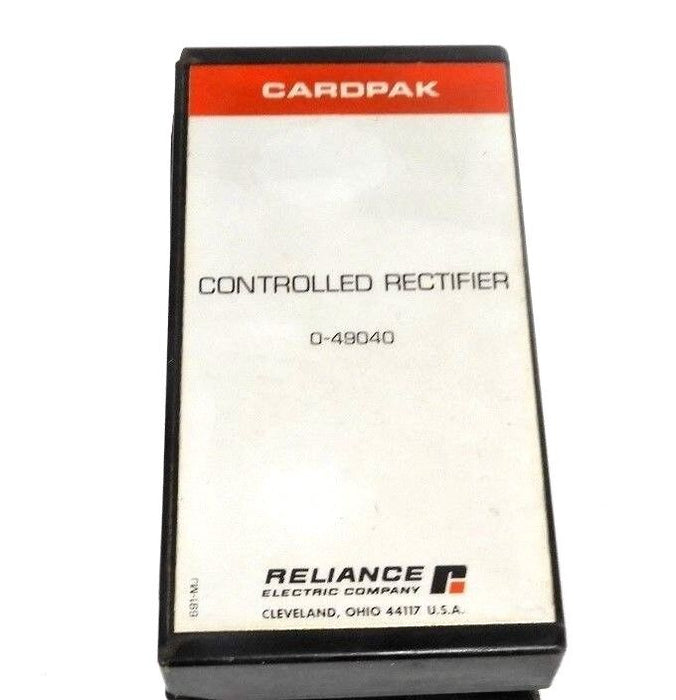 RELIANCE CARDPAK 0-49040 CONTROLLED RECTIFIER 049040