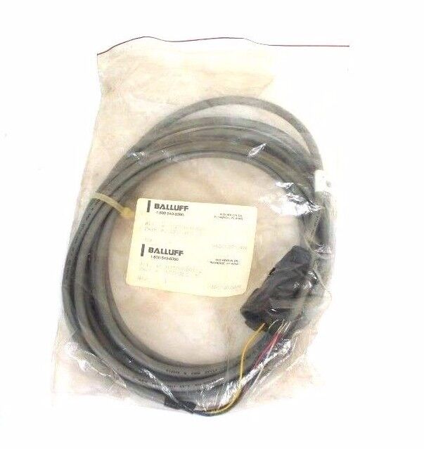 NEW BALLUFF BKS-S50-05 CABLE 5 METER W/ 6PIN CONNECTOR ART. # 01300000822