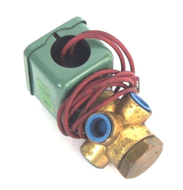 NIB ASCO 8320A85 SOLENOID VALVE 1/4'' PIPE, 110-120V, 50/60HZ, 40 PSI