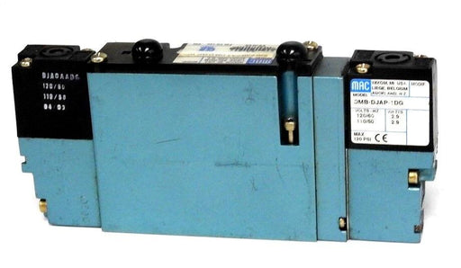 MAC 92B-FAB-CAA-DM-DJAP-1DG SOLENOID VALVE W/ TWO DMB-DJAP-1DG VALVES