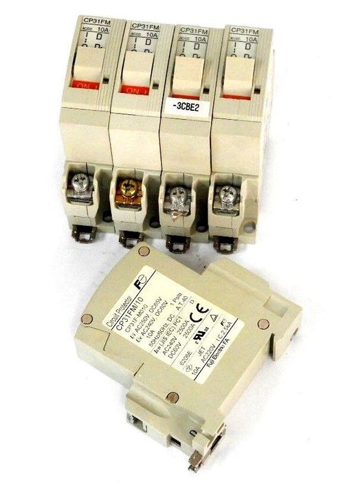 LOT OF 5 FUJI ELECTRIC CP31FM/10 CIRCUIT PROTECTORS