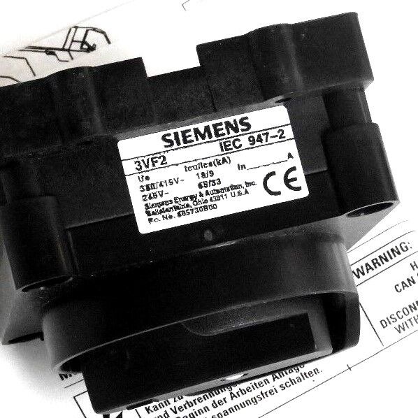 NIB SIEMENS 3VF9223-1AA00 IEC FRONT ROTARY OPERATOR 3VF92231AA00
