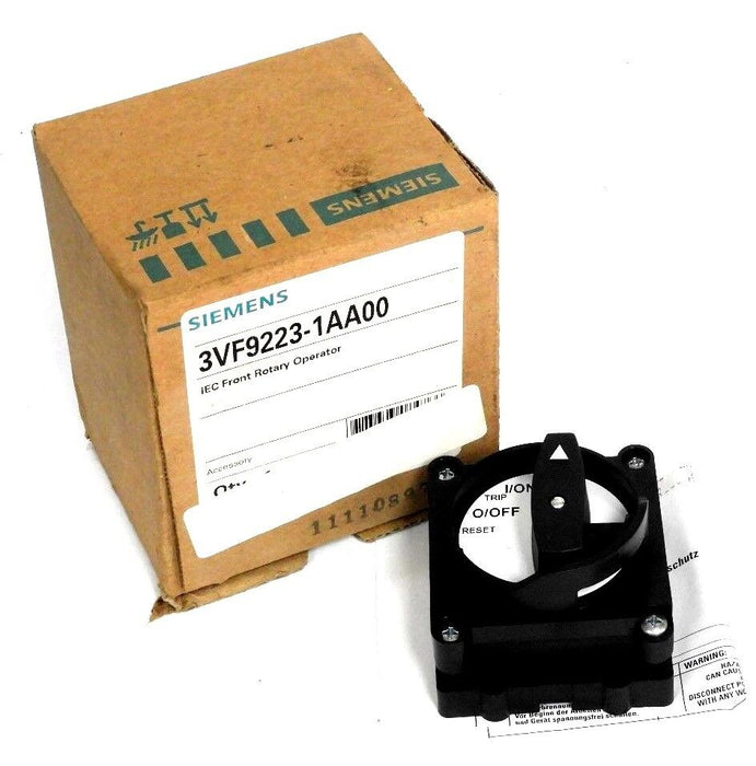 NIB SIEMENS 3VF9223-1AA00 IEC FRONT ROTARY OPERATOR 3VF92231AA00