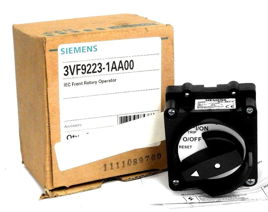 NIB SIEMENS 3VF9223-1AA00 IEC FRONT ROTARY OPERATOR 3VF92231AA00