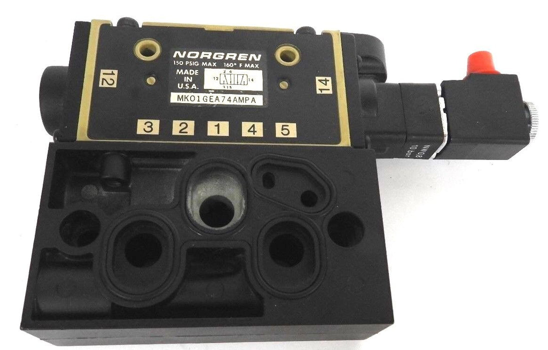 NIB NORGREN MK01GEA74AMPA G NUGGET 100 W/ 54550-50, 54473-01, 54581-50