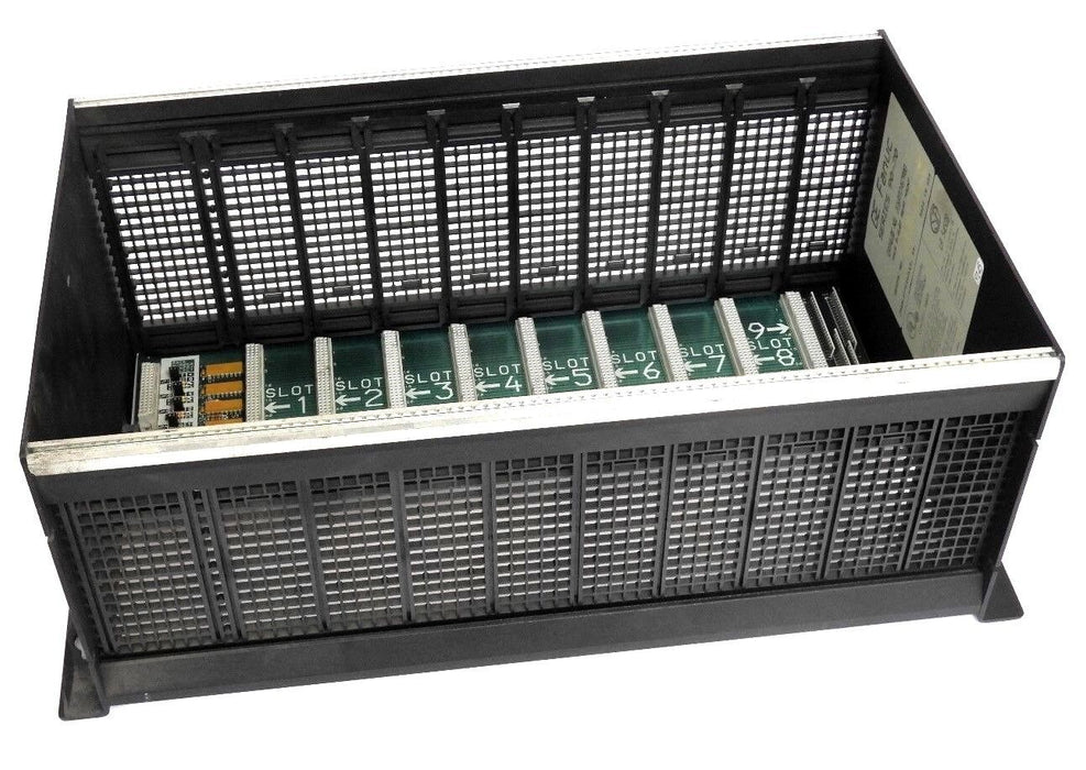 FANUC IC697CHS790D RACK 9-SLOT REAR MOUNT 90/70 W/ 44A724845-G01 PC BOARD