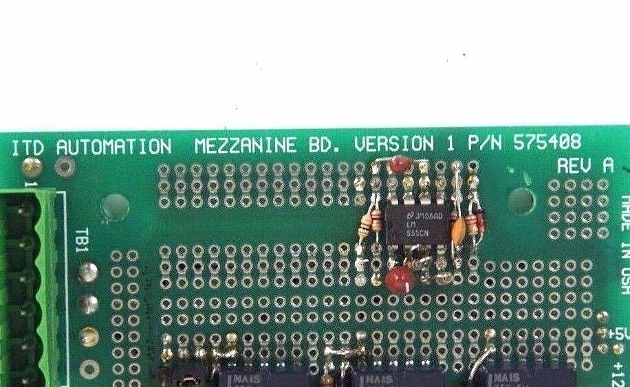 ITD AUTOMATION 575408 BOARD REV. A, VERSION 1