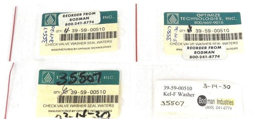 LOT OF 12 NEW OPTIMIZE TECHNOLOGIES 39-59-00510 CHECK VALVE WASHER SEALS WATERS