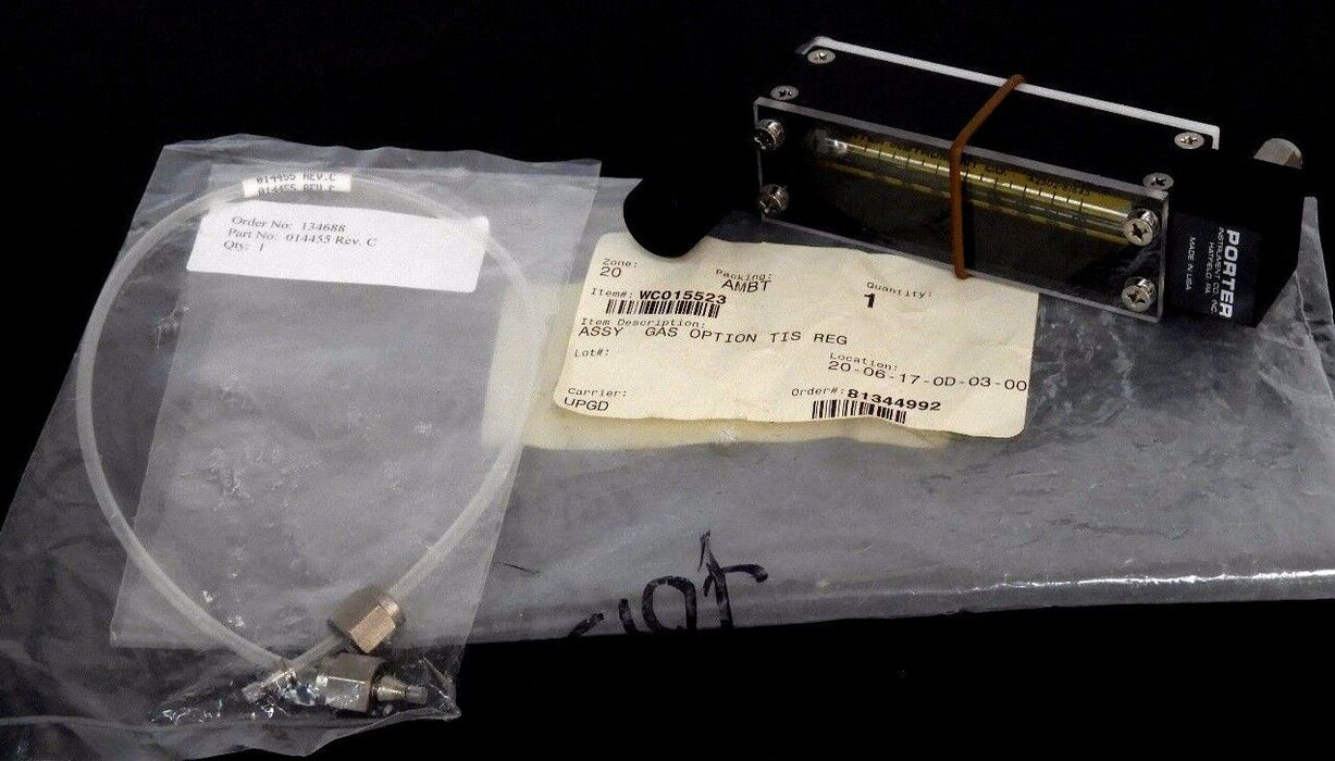 NEW PORTER INSTRUMENTS A2502-B1645 FLOW CONTROL METER RANGE 1000-8000