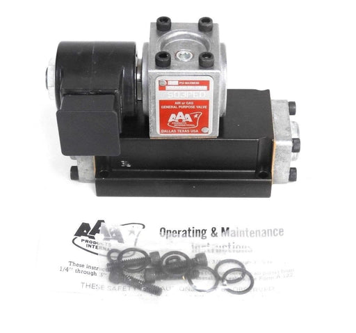 NEW AAA SO3PED PNEUMATIC VALVE 120V, 60HZ, 11W, 160 PSI MAX.